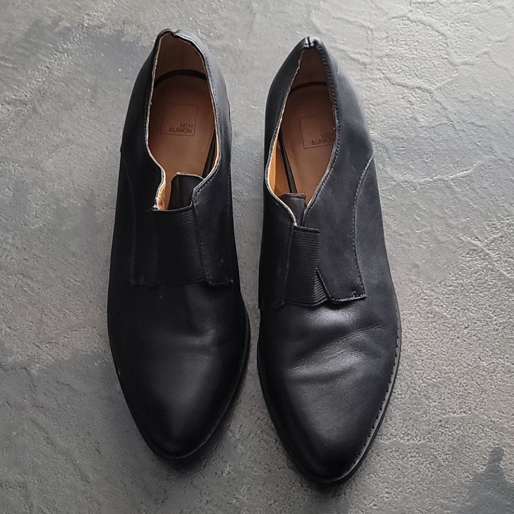 Leather 14th & union dress shoes